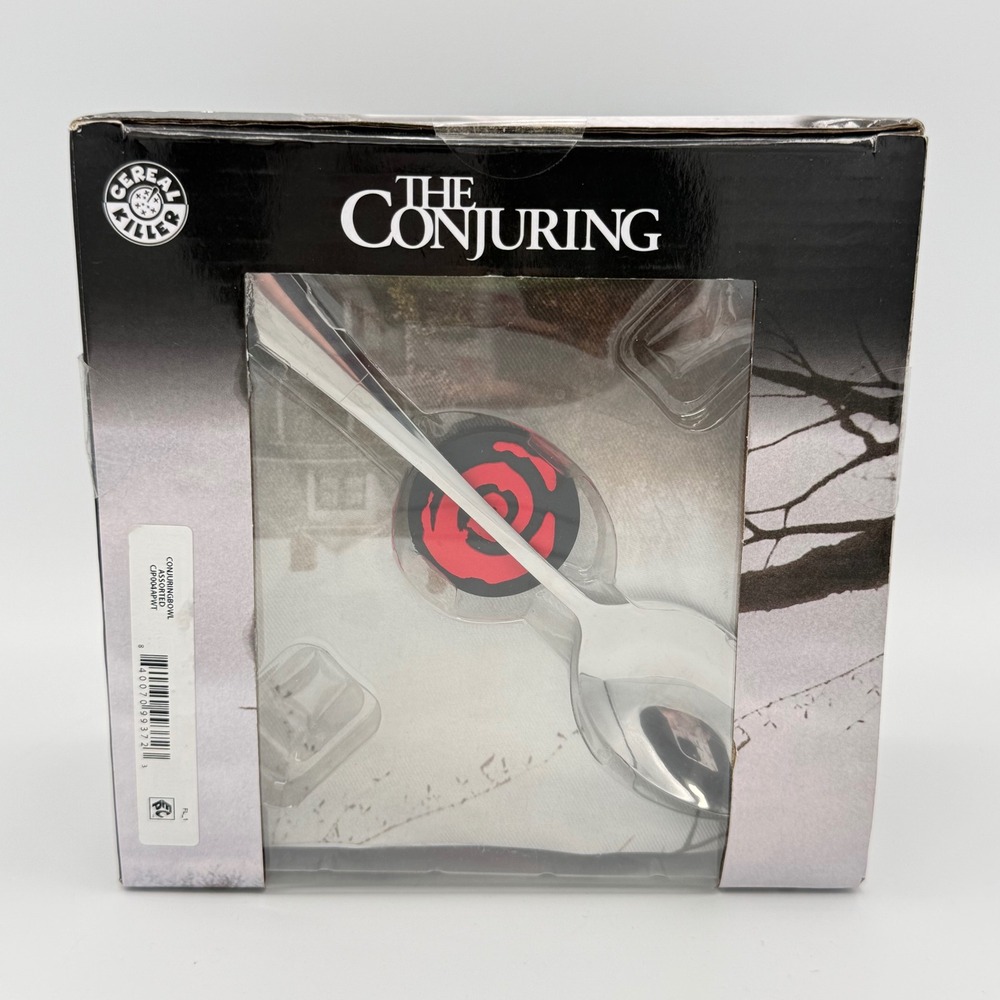 CultureFly The Conjuring Breakfast Bundle OS Black New Horror Cereal Bowl Set